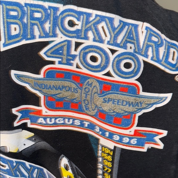 Nascar vintage single stitch xxl 1990s Brickyard 400 Men's Shirt - Picture 7 of 7